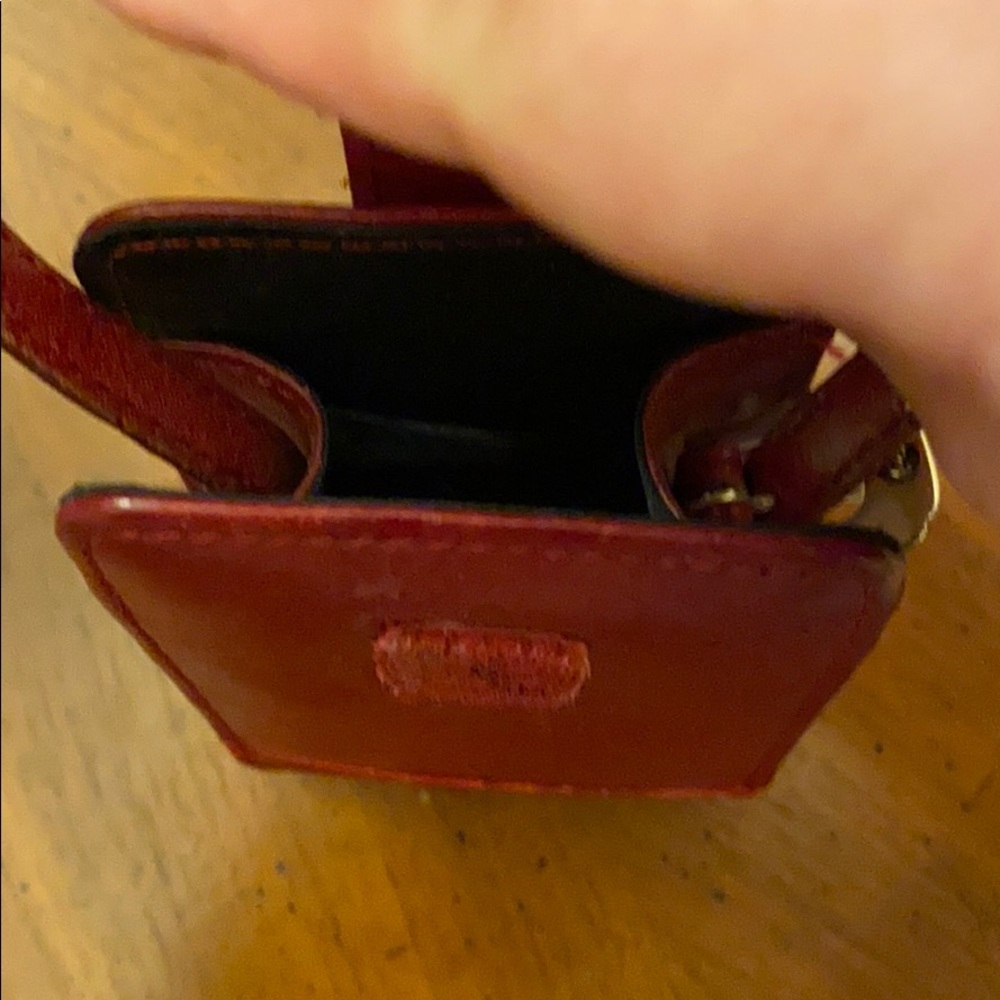 Vintage Brighton leather cell/eyeglasscase w/strap - Picture 5 of 5